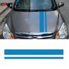 Car Hood Waist Side Decorative Sticker Waterproof Vinyl Hood Side Self-adhesive Tape Decal Car Creative Film Accessories Tool