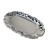 Irregular Cake Tray Stainless Steel Jewelry Storage Plate Vintage Dessert Plate  Home Decoration