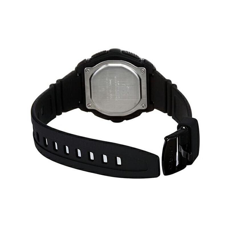 Casio YOUTH Series-Silicone Small Square STANDARD Ten Years Electric Large Dial Sports Watch Men's Black Quartz Movement Resin Strap HDD-600-1A