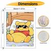 Disney Oil Painting Kit Painting Art Winnie the Pooh Bedroom Wall Decoration Handmade Diy Gift, Luxury Relaxation
