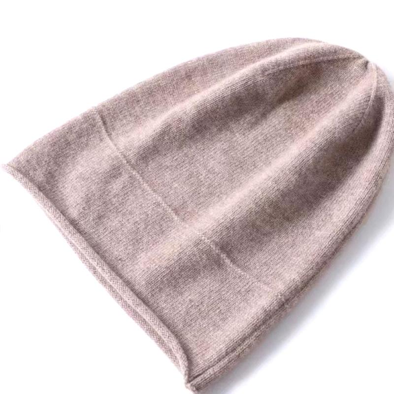 Pălărie tricotată 100% Lână Merinos Pălărie Pulover fără sex Pălărie de iarnă caldă Culoare solidă Pălărie plină de modă Ocazional Căciulă beanie pentru femei Bărbați