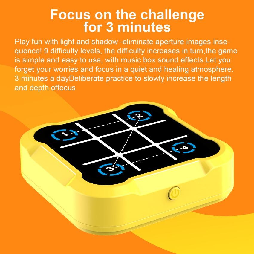 Tic-Tac-Toe Multifunctional Electronic Board Board Games Montessori Puzzle Table Game Chess Chess Set Portable For Adults Kids