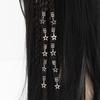 10pcs Dread Locks Hollow Out Hair Ring Star Shape Hair Braid Tubes Dreadlocks Beads  Men