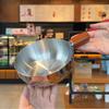 Stainless Steel Small Pot Bowl Walnut Wood Handle Salad Yogurt Bowl Breakfast Cooking Tool Multi-Function Cooking Kitchen Bowl
