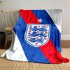 "Three Lions England Football Crest Design" Patterned Blanket, Flannel, Suitable for All Seasons, Home Decor, Warm and Cozy