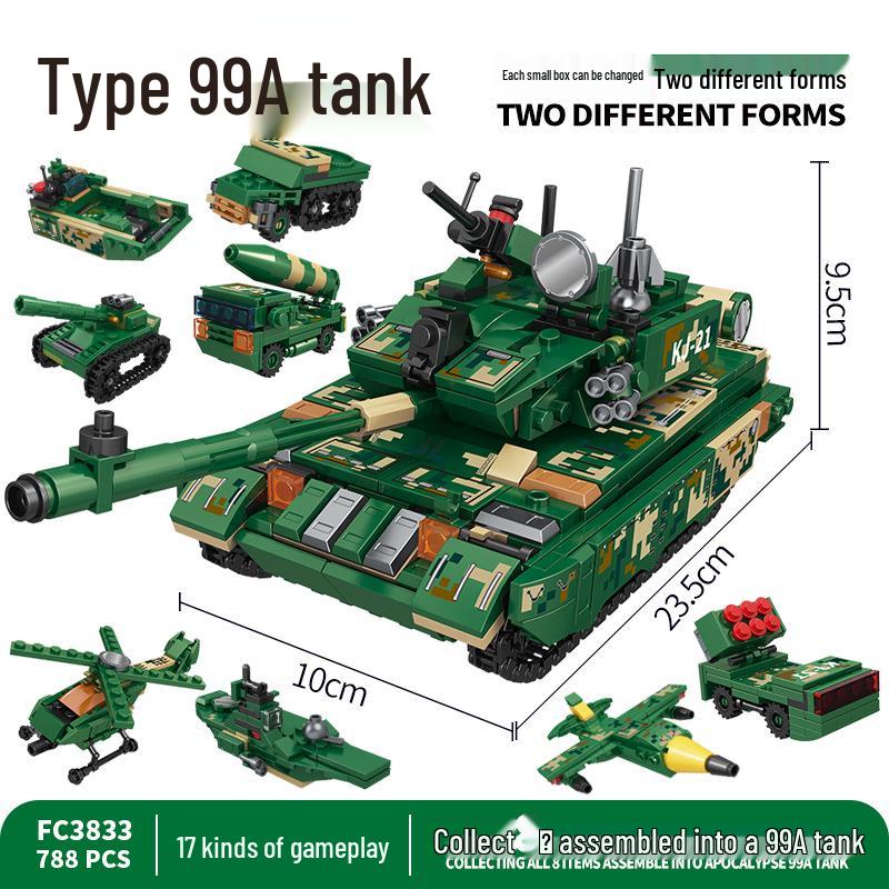 Fang Cheng Military Series Tank Model Building Blocks for Kids