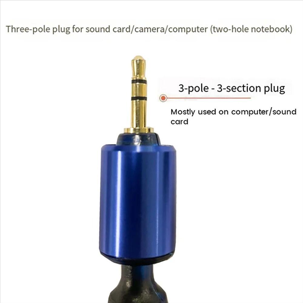 1Pcs Noise Cancelling Mini Microphone Recording Mic  For Recording Mobile Phone Studio Interview
