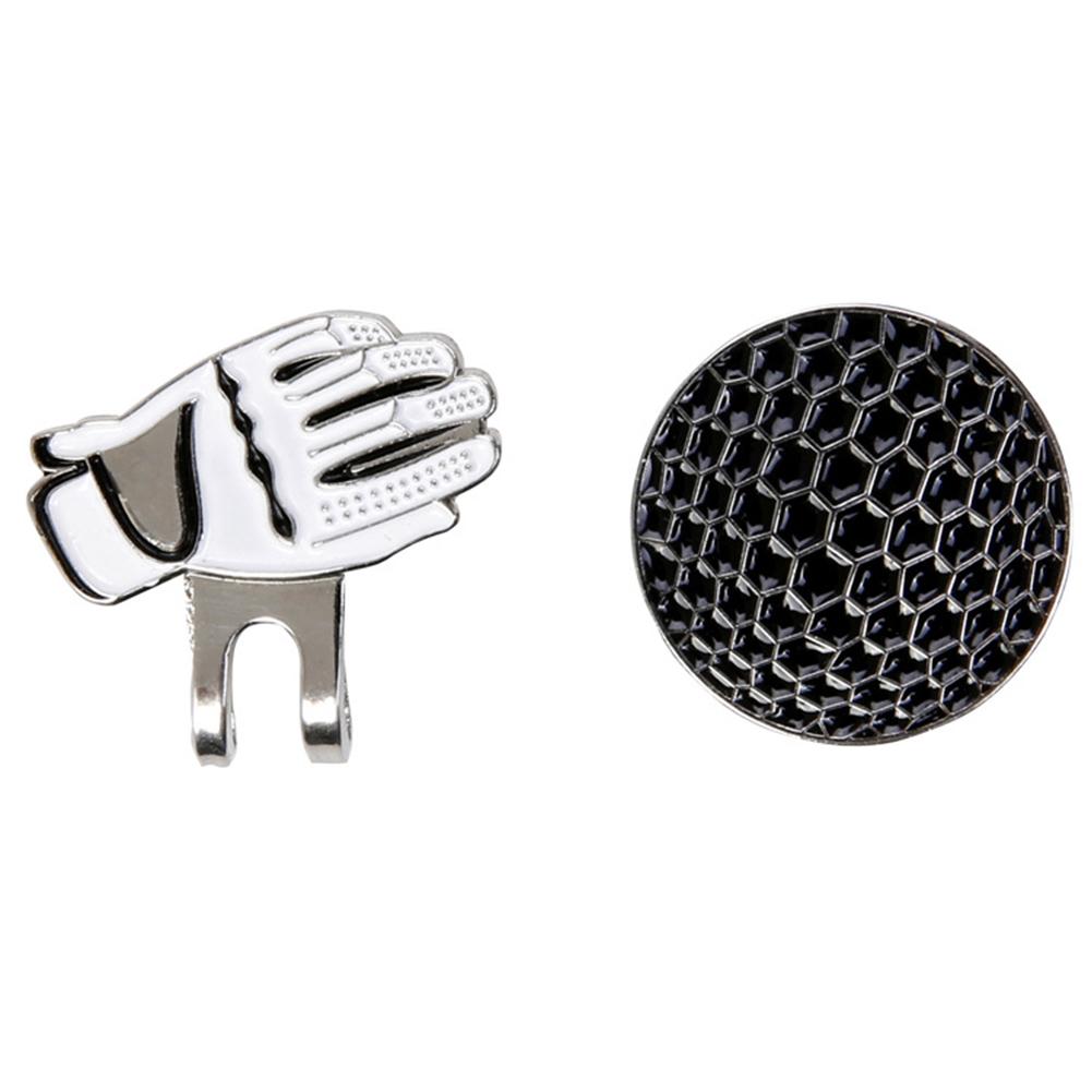 Glove-shaped Golf Hat Cap  Clip With Magnetic Detachable Golf Training Aids Accessories