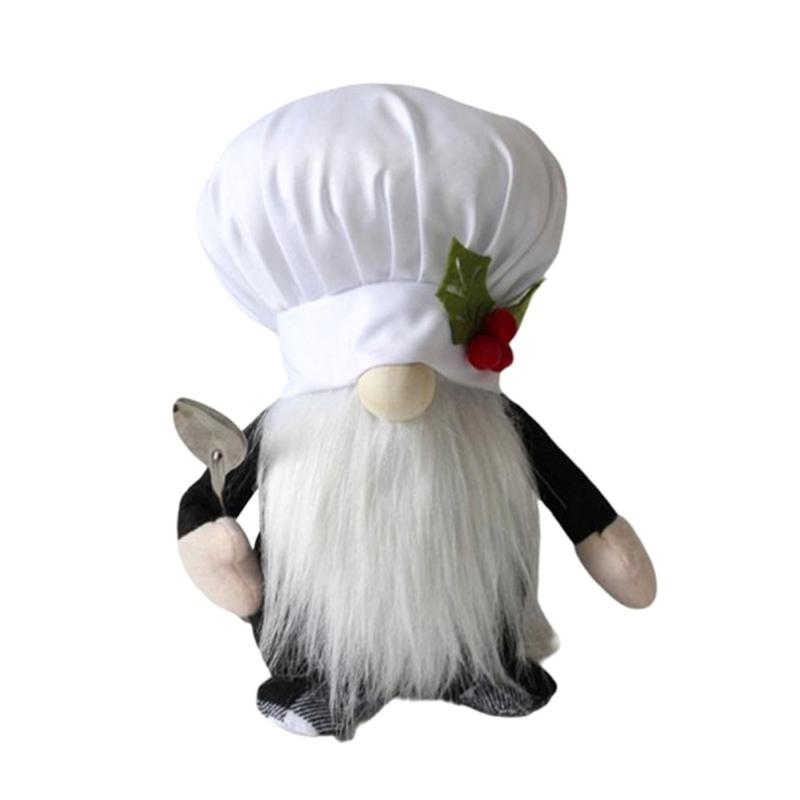 

Удобные плюшевые красивые элегантные настольные орнаменты в виде шеф-повара гнома, миниатюрные фигурки