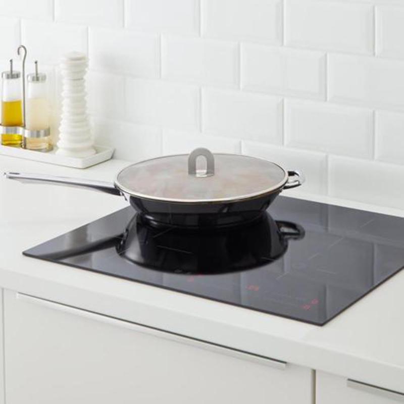 3 Sizes Kitchen Mesh Stainless Steel Practical Splash Guard Anti Grease Frying Pan From Hot Oil 25/29/33cm Sale