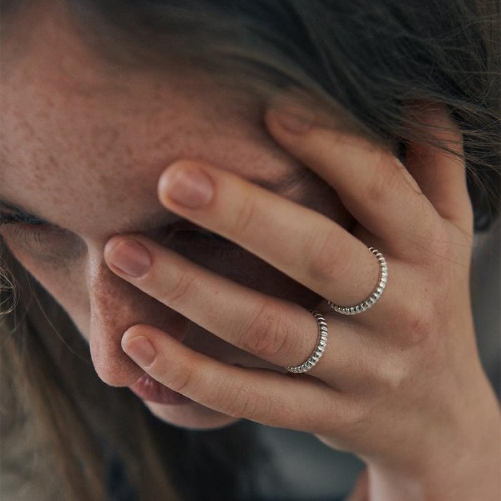 Verte 925 Silver Tier Ring   cinq.Silver.234