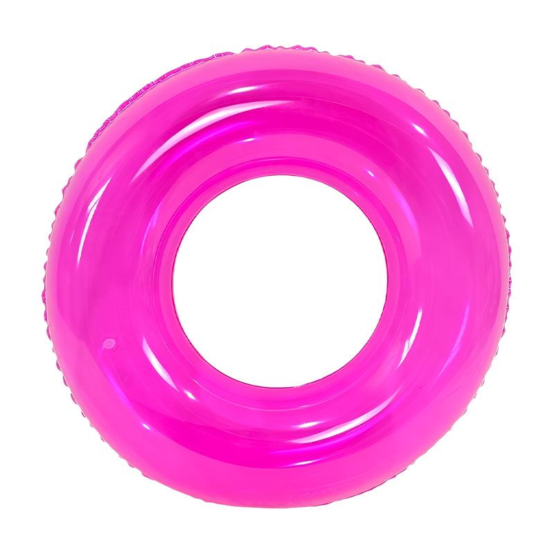 Inflatable Starry Sky Sequin Swimming Ring for Women - Thickened, Eco-friendly PVC