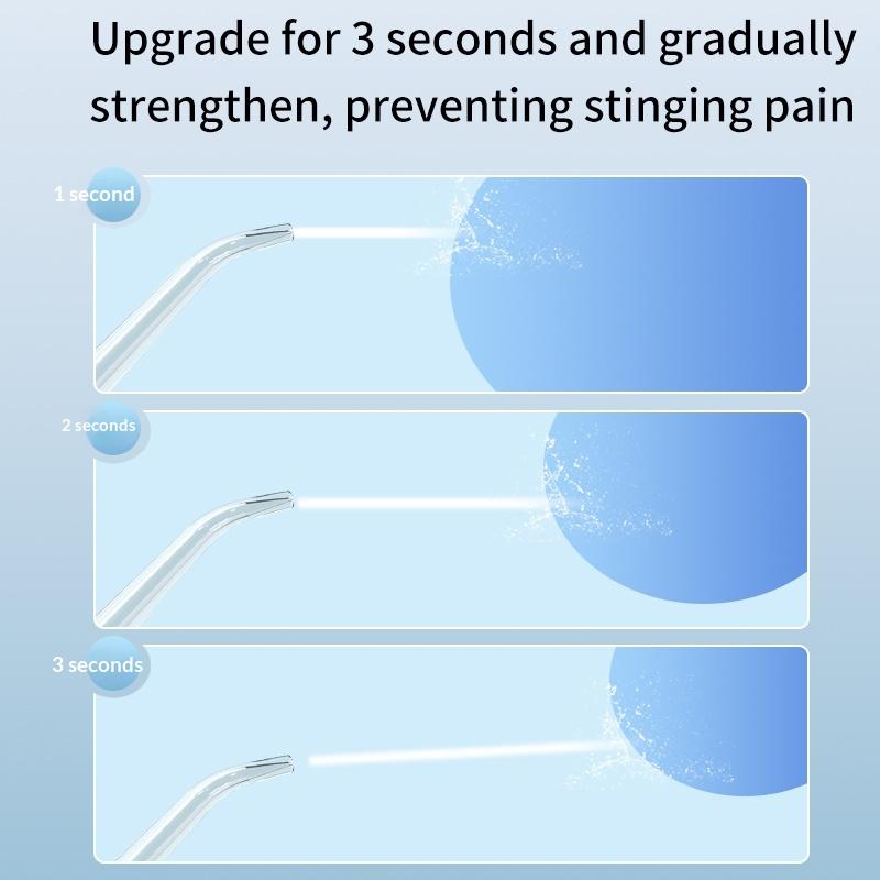 Oral Irrigator 3 Cleaning Modes Portable Rechargeable Waterproof Ip65 Dental Water Flosserteeth Whitening Jet Floss 200Ml