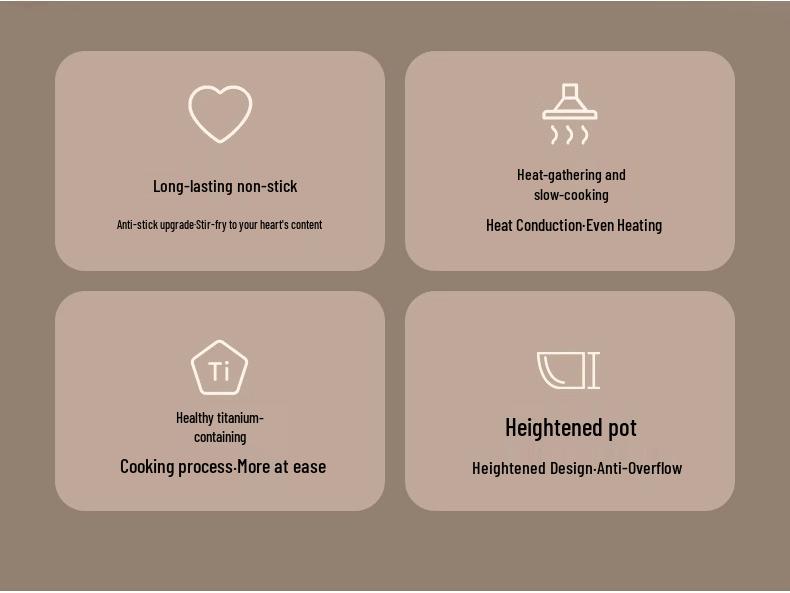 Universal Titanium Non-Stick Stockpot: Steaming & Stewing Pot for Induction & Gas Stoves