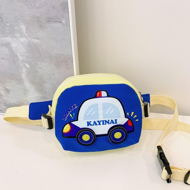 Bolsa Transversal Colorida Infantil Com Estampa de Carro Estilosa Ideal Para Meninos e Meninas na Pré-escola