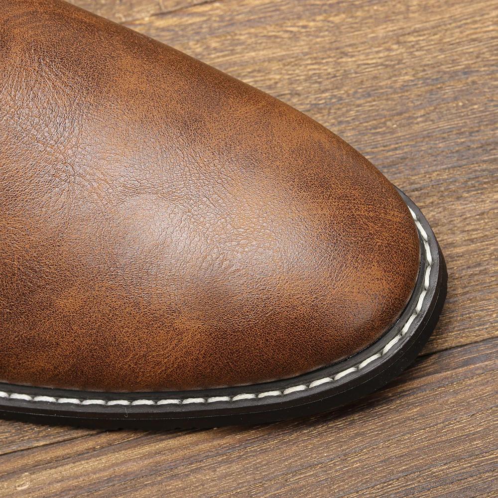 40-46 pánské boty značky pohodlné módní 2024 chelsea boots #KD5436