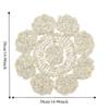 Hollowed-out Rose Embroidery Placemat Vintage Table Place Mats Lace Placemat  Wedding Decor