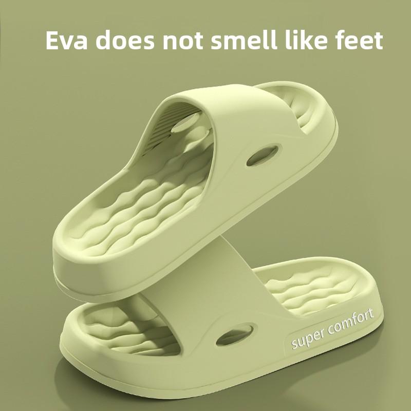 Papuci reci pentru bărbați, cu talpă groasă pentru baie, EVA pentru uz casnic, anti-alunecare și fără miros pentru picioare pentru uz casnic, pentru interior și de vară pentru femei