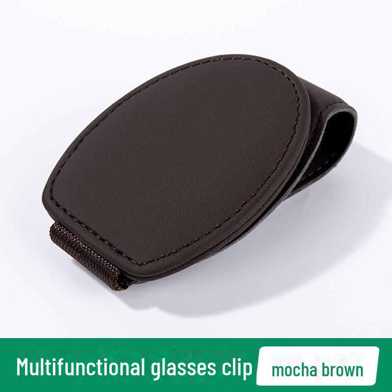 Car Glasses Clip Sun Visor Storage Box: Multi-functional Sunglasses Holder for Car Main Drivers