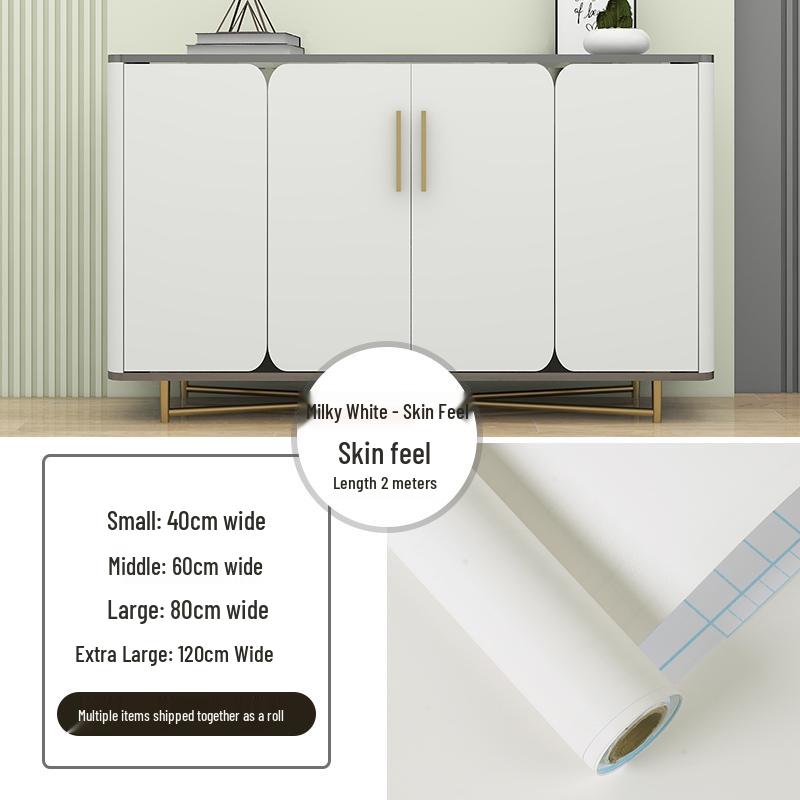 Self-Adhesive Skin-Feel Film: Furniture & Cabinet Renovation Wallpaper