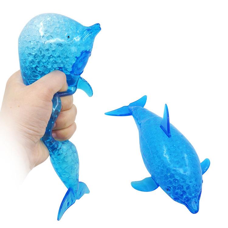 ZK40 Antistress Toys For Adult Children Squishy Dolphin Shark Vent Decompression Spongy Squeezable Stress Relief Toy Kids Gifts