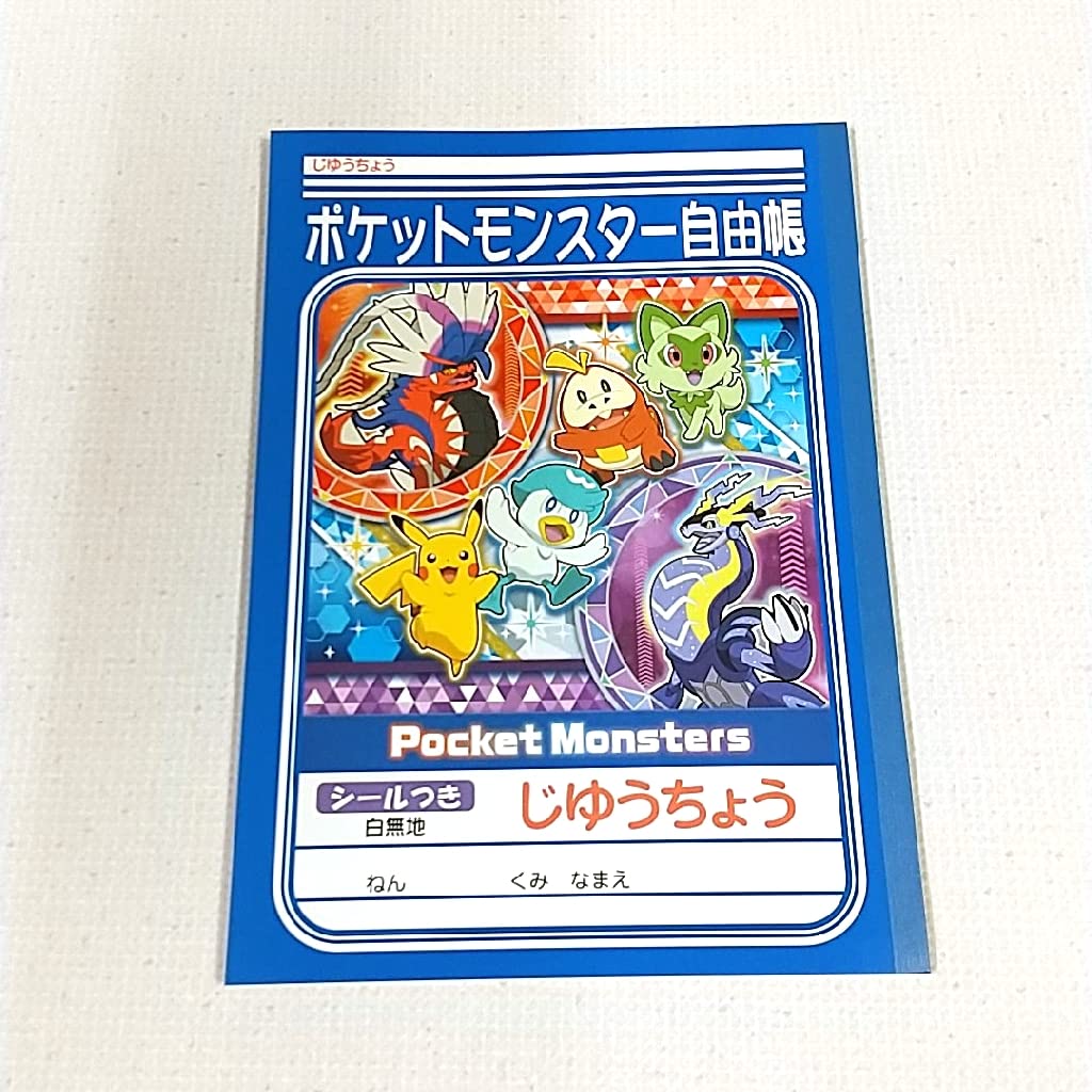 Showa Note Free Notebook Pokemon 087729009
