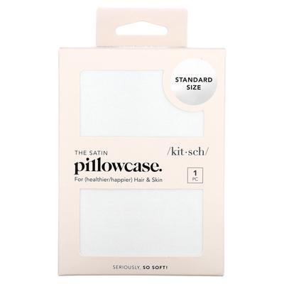 Satin Pillow Cover, Standard Size, Ivory, 1 Point