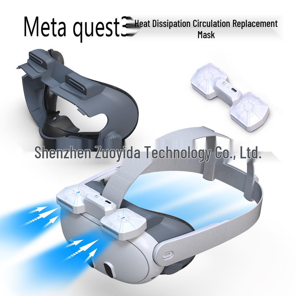 Meta Quest 3 Anti-Fogging Facial Interface for Heat Dissipation and Air Circulation
