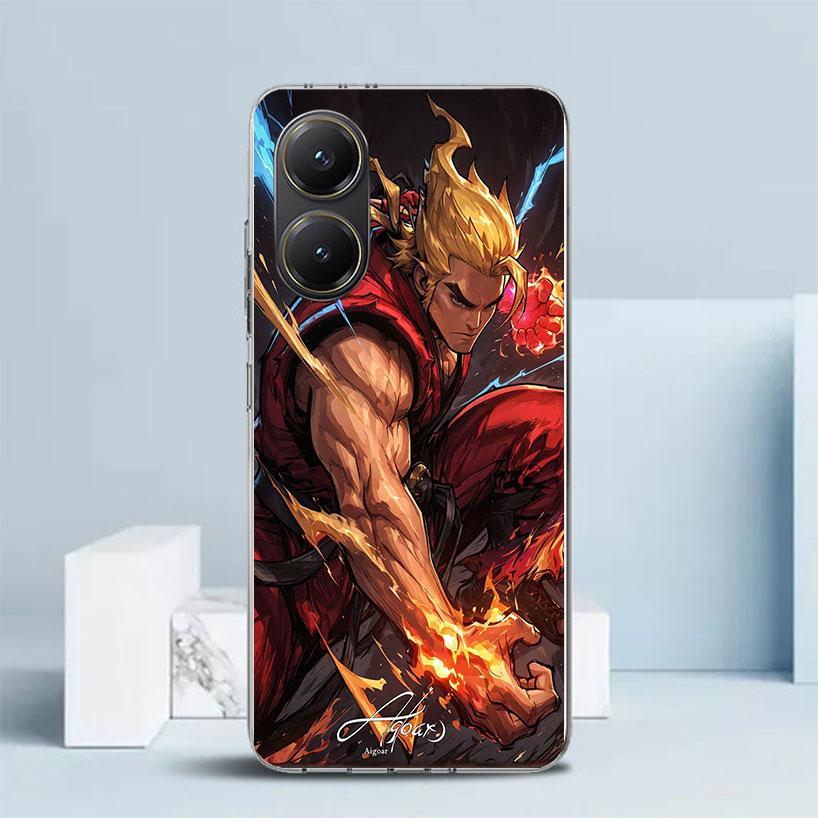Game S-Street F-FighterS Soft Cover for Xiaomi Poco F7 Ultra X7 X6 X5 Pro M7 Phone Case Redmi 15 15C 13 13C 12 12C 10 10C Print