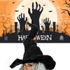 Halloween Hexenhüte für Cosplay Punk Blume Zaubererhut Erwachsener Unisex Hexenhut Kostüm Spitzhut Festival Feiertagshut