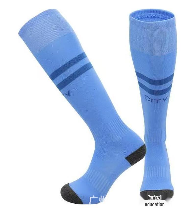 World Cup Over-the-Knee Football Socks - Argentina & Miami Barca Design for Adults & Kids