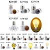 Ceramic Convertible Lamp Base With Extended Waterproof Head For Ceiling Mounting