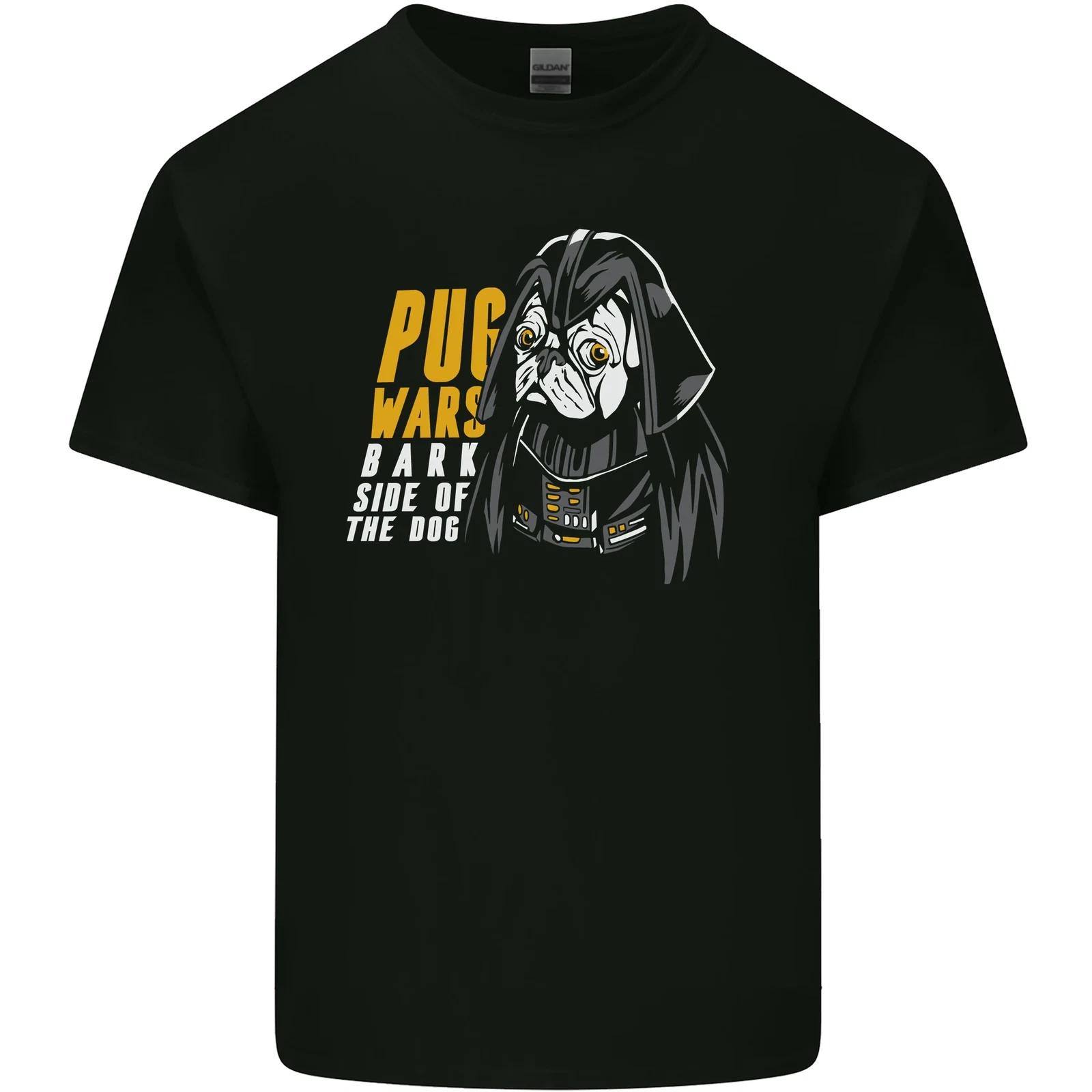 Pug Wars Funny Parody Dog Kids T-Shirt Childrens S