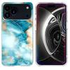 For iPhone 17 Pro Max Case Marble Pattern Printing Soft TPU Phone Cover