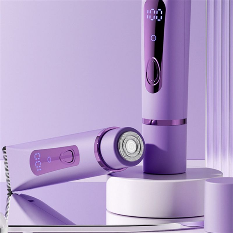 A78E-Electric For Women Shaver For Bikini Trimmer Body Epilation Leg Face Mustache Painless Hair Removal