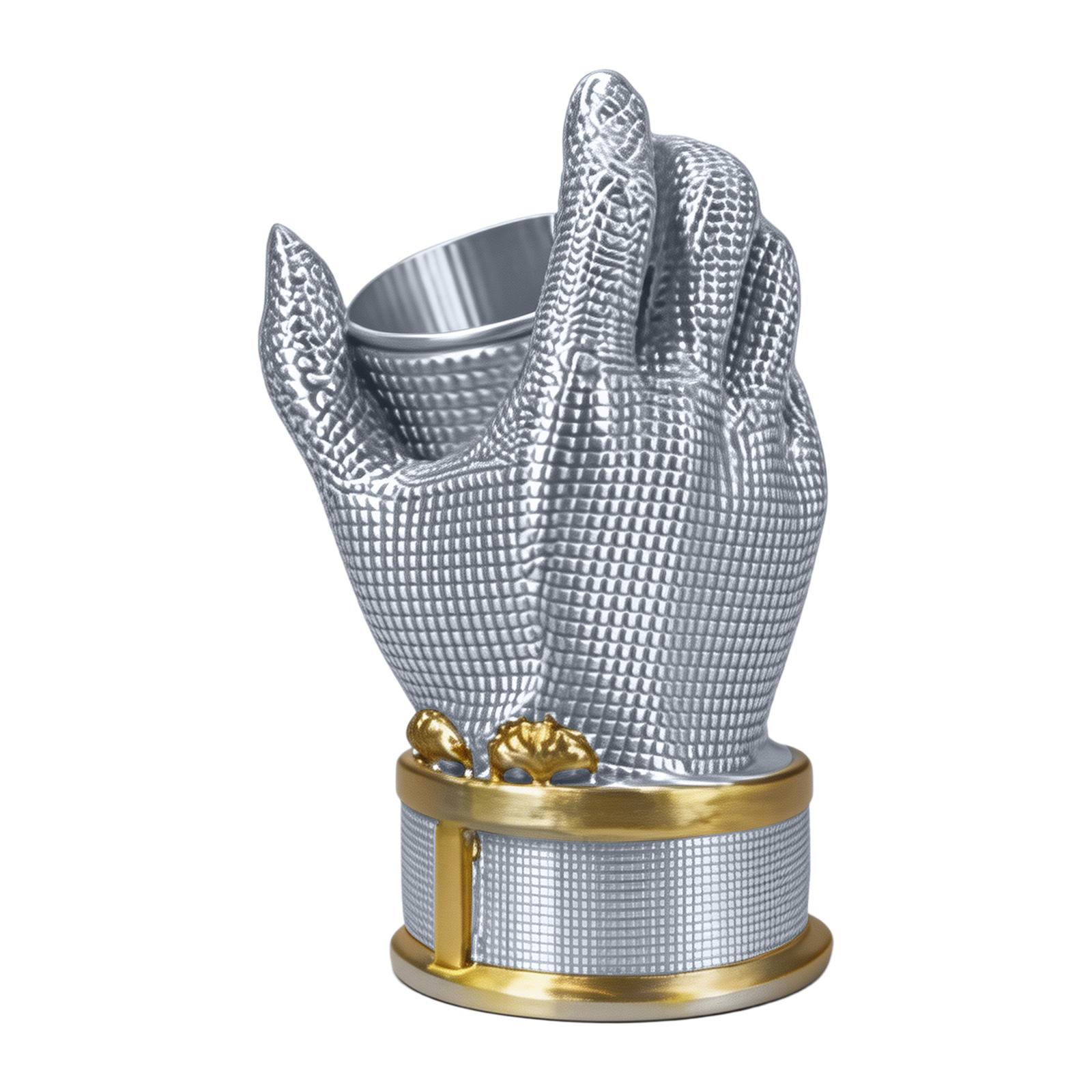 

3D Printed Glove Shaped Popcorn Bucket Movie Night Snack Container for Home Theater and Collectible Display one size
