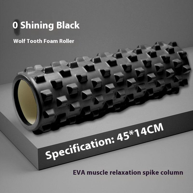 

45Cm Wolf Tooth Yoga Foam Roller Muscle Massage Relieve Back Pain Home Fitness Pilates Equipment Rehabilitation Training