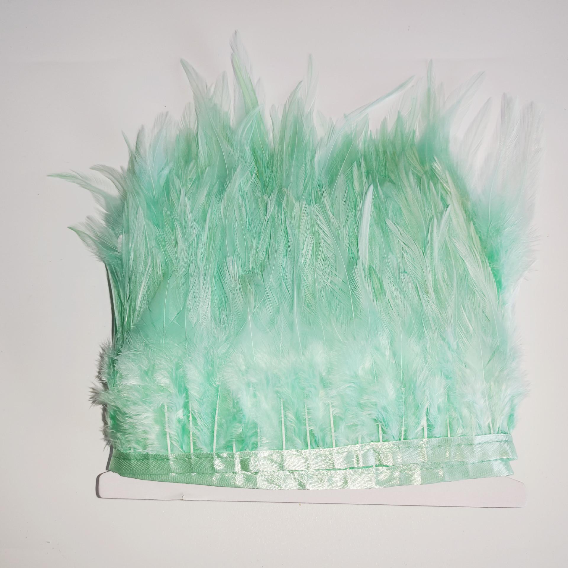 

Feather Cloth Strip 10-15Cm Stage Performance Clothing Accessories Rooster Hair Cloth Edge Feather Strip