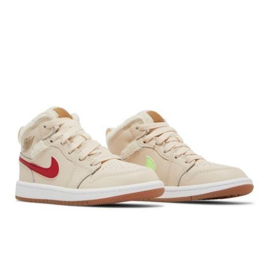 

Air Jordan 1 Mid Utility PS Fleece DO2208-264 EU 28 бежевий