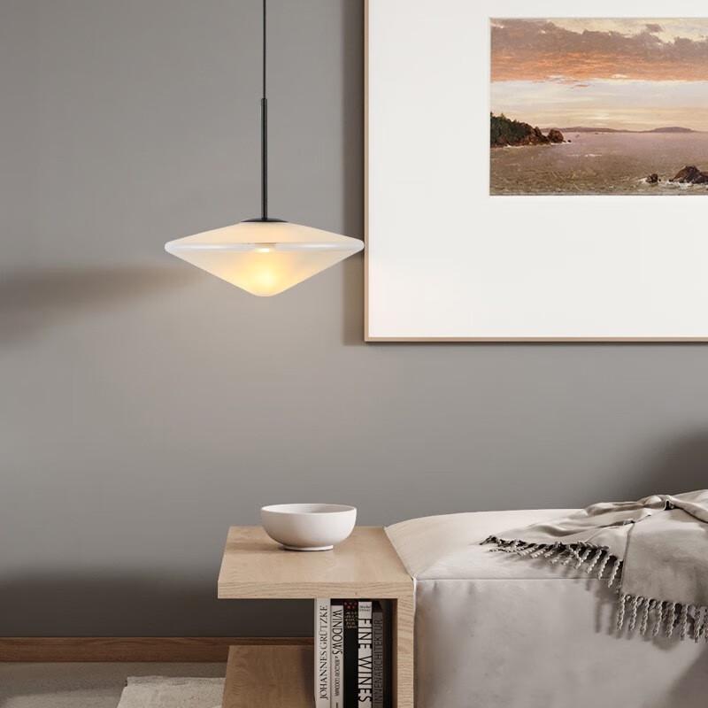Nordic Post-Modern Milky White Glass Pendant Light