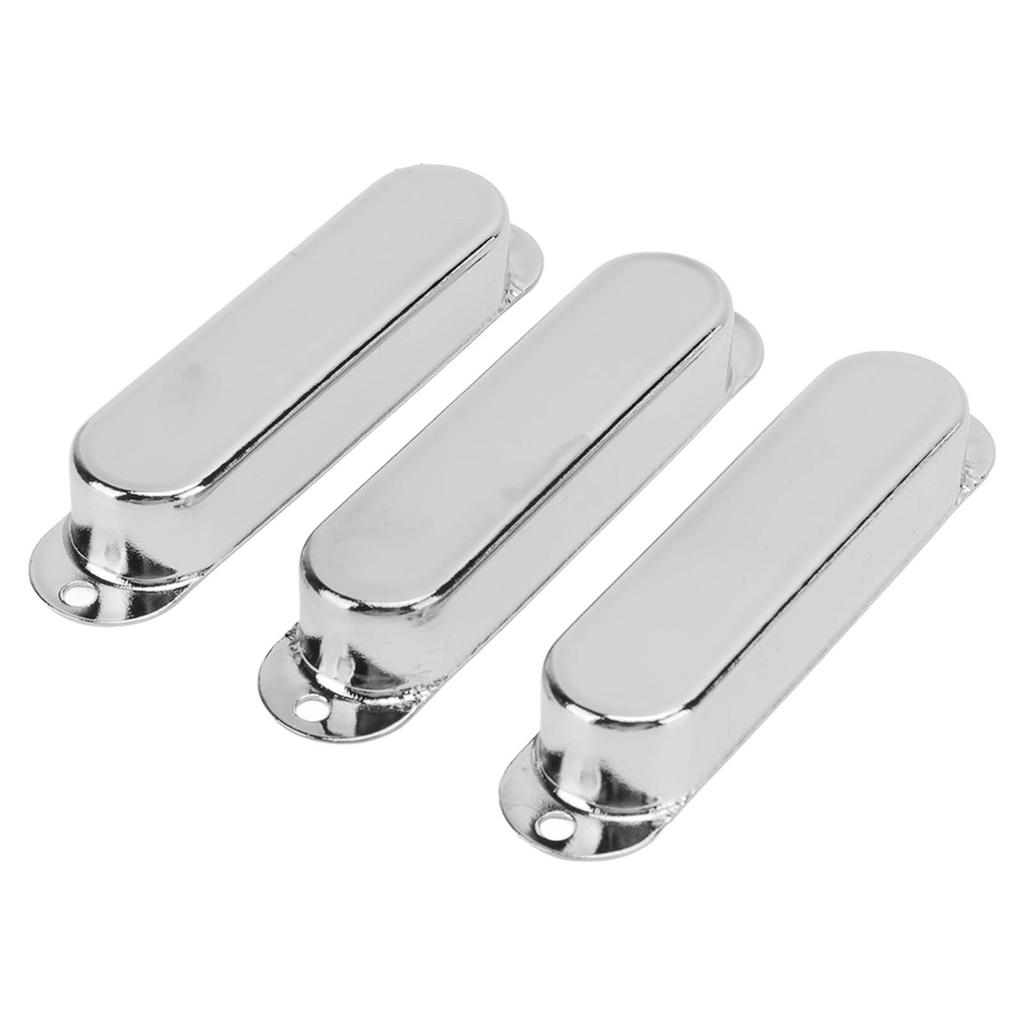 3Pcs Electric Guitar Single Coil Pickup Cover Copper Instrument Accessory Set Kit