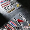FOR HONDA HRC H WING Reflective Motorcycle Stickers Waterproof Vinyl Decals for Motorbike Helmet Fuel Tank Bike XL0