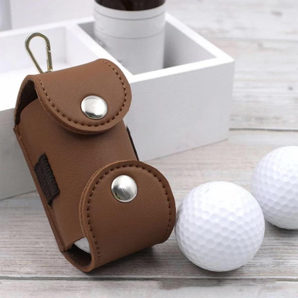 Golf ball case - Stores golf forks in PU leather
