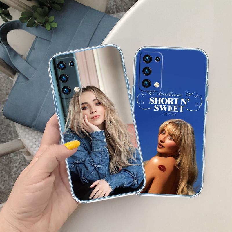 RP65 Sabrina Carpenter Transparent Phone Case for Motorola Moto Edge 20 30 40 50 S30 Fusion Ultra Pro Neo Lite + G200 G23