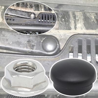 For VW Golf 4 5 6 7 1992 - 2016 Touran 1T 5T Up Touareg 7P Scirocco Amarok Car Front Wiper Blade Arm Nut Caps Screw Bolt Cover