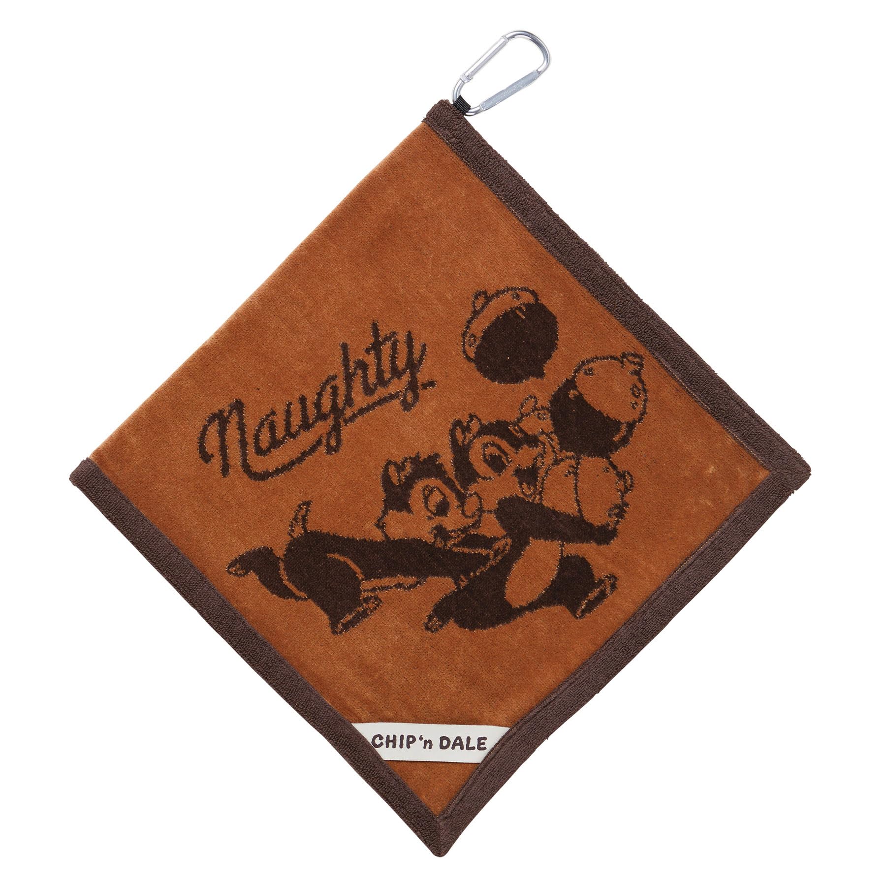 Marushin Cleaning Disney Chip Dale Golf Ball Ball Club Cleaner with 2006036900 Towel, & Pair, Character, Beginner s Towel, Cloth, Carabiner,