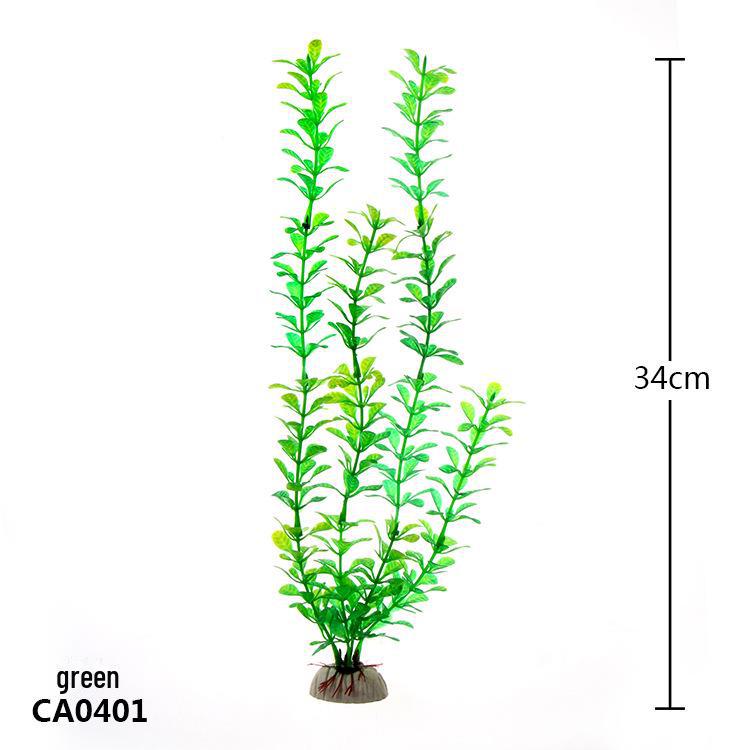 Fish Tank Decoration: Simulated Plant and Water Grass Silk Flower (CA)