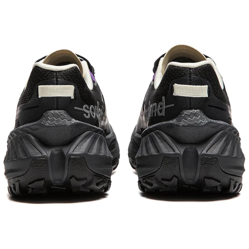 New LiNing Dilu Abrasion Resistant Slip Resistant Low Top Trail Running Shoes Women's Black ARNU004-20