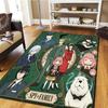 SPY FAMILY Bedroom Carpet, Living Room Decor, Home Cool Movie Mat Play Floor Mat -HE63