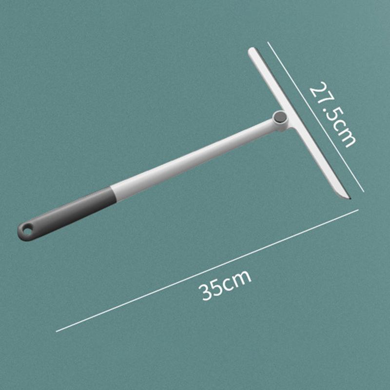 

Вращающийся на 360 градусов скребок для мытья стекол скребок для мытья душа с силиконовым держателем скребок для чистки зеркал в ванной белый